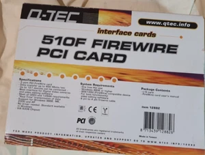 Q-Tec 510F 3x Firewire Controller PCI   #97746 - Bild 1 von 6