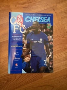 Chelsea v Bournemouth Programme - League Cup, 20th December 2017 - Picture 1 of 2