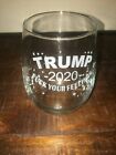 New Donald Trump 2020 Maga Stemless Wine Glass Engraved F Your Feelings