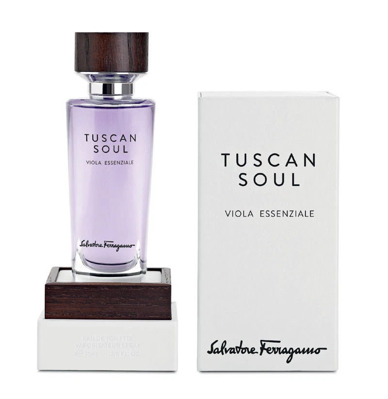 Salvatore Ferragamo Tuscan Soul VIOLA ESSENZIALE 2.5 oz 75ML EDT Spray * SEALED  Foto 1 de 1