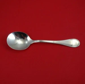 Albi by Christofle Silverplate Cream Soup Spoon 6 7/8" Flatware Vintage - Picture 1 of 2