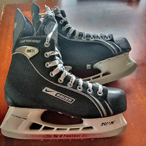 NIKE BAUER Lightspeed Pro One 05 Supreme TUUK Mens US 10R US 10.5 Hockey Skates!