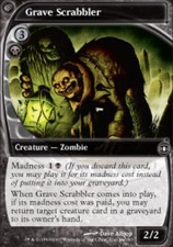 Grave Scrabbler - Foil Future Sight 1x - Moderately Played, English MTG Magic