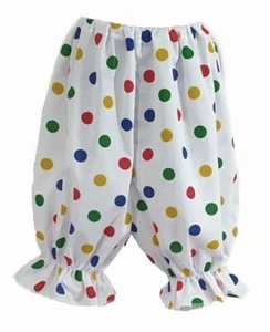 Childs Multicoloured Polka Dot Bloomers Children in Need Pudsey Bear Fancy Dress - Picture 1 of 3