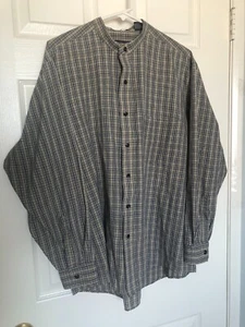 Van Huesen Mens Button Down Dress Shirt Striped Wrinkle Free Size Large - Picture 1 of 5