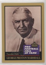 1991 Enor Pro Football Hall of Fame George Marshall Preston #93 HOF