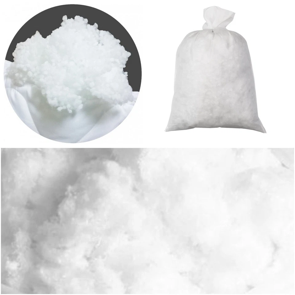 DH DEIN . HAUS Kissenfüllung Füllwatte Faserbällchen Füllmaterial Füllstoff Silikon 1KG POLYESt