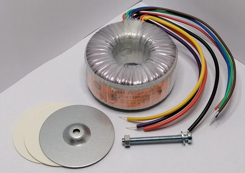 Talema 19873-P2S02 Transformator TRT120215UL Ringkerntrafo 120VA 2x115V 2x15V/4A - Bild 1 von 1