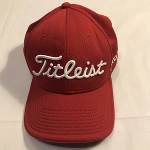 TITLEIST GOLF FJ PRO V1 Cap Hat Red FootJoy Adjustable - Picture 1 of 6