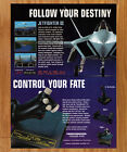 Jetfighter III Thrustmaster F-16 TQS - Game Print Ad / Poster Promo Art 1995