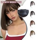 Fake Bangs 3D French Bangs Wig Women's Forehead Hair Curtain AirBangs Z7 R5Q8