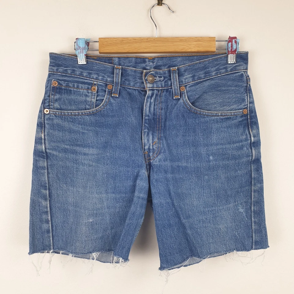 Levi's 751 Cut Off Jean Shorts Womens W30 Regular Denim 100% Cotton - Image 1 of 4