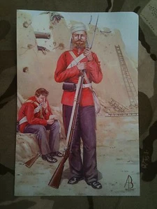 Military Postcard 44th East Essex Regiment Taku Forts 1860 by Alix Baker - Picture 1 of 1