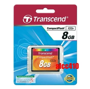 Transcend 8GB CF 133x Compact Flash  Memory Card 8 GB G TS8GCF133 in Sydney - Picture 1 of 1