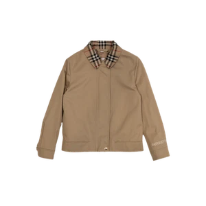 (Kids) Burberry Gabardine Harrington Jacket Archive Beige - Picture 1 of 2