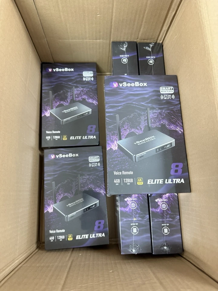 vSeeBox Elite Ultra - Smart Media Player - Brand New, Sealed - 2025 Model - Image 1 of 1