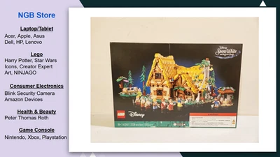 LEGO Disney Biancaneve e La Casetta dei Sette Nani 43242, Nuovo, Sigillato, US - Immagine 1 di 4