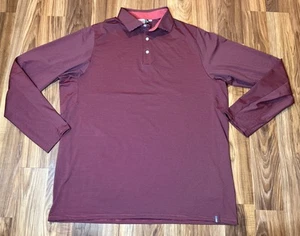 KJUS Mens Soren Long Sleeve Striped Polo Shirt 3XL Comfort Fit UPF 50+ - Picture 1 of 12