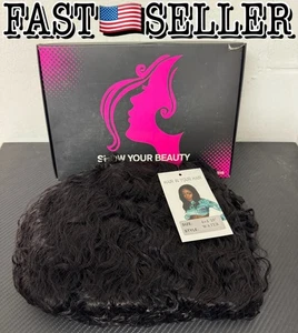 Wasserwelle Echthaar Perücke 18 Inch 4x4 HD Transparent Kleberlos Brasilianisch - Bild 1 von 9