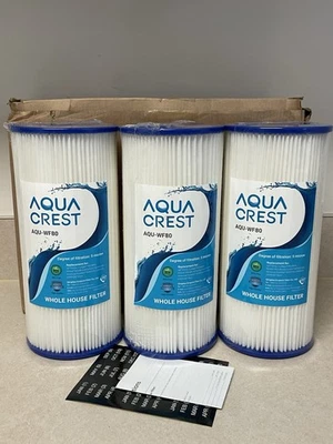 AQUA CREST FXHSC Whole House Water Filter, Replacement for GE®FXHSC, GXWH40L (3) - Image 1 of 3