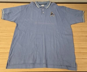 Warner Bros Studio Store Poloshirt Herren 2XL Blau Wile E Coyote Bugs Bunny Golf - Bild 1 von 6
