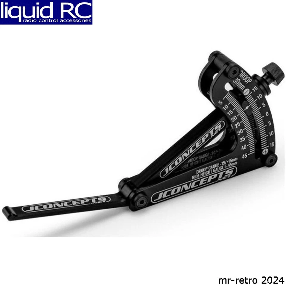 JConcepts 5018-2 Floating Ride-Height & Droop Guage Black Fits 1/10th and 1/8th - Image 1 of 1