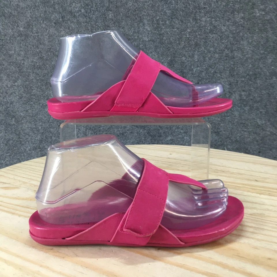 NUEVAS Sandalias Naturalizer Mujer 6.5 M Genn-Twirl Informales Sin Cordones Tanga Planas Rosa Foto 1 de 4