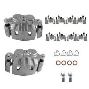 Front Disc Brake Caliper with Bracket & Hardware Pair For Toyota Highlander 2011 - Picture 1 of 16