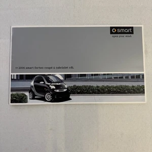 2006 Smart Fortwo Coupe and Fortwo Cabriolet CDI car Sales Brochure Catalog - Picture 1 of 18
