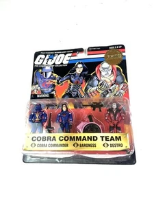 Rare Vintage GI Joe 15 Anniversary 1997 Kenner: Cobra Command Team 3-pack MOC - Bild 1 von 7