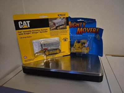 Lot of 2 Caterpiller Diecast Tractor and Spreader Ertl/Norscot 1:64 New In Box - Image 1 of 4