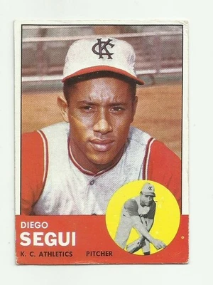 1963 TOPPS  #157  DIEGO SEGUI   G-VG  - Image 1 of 2