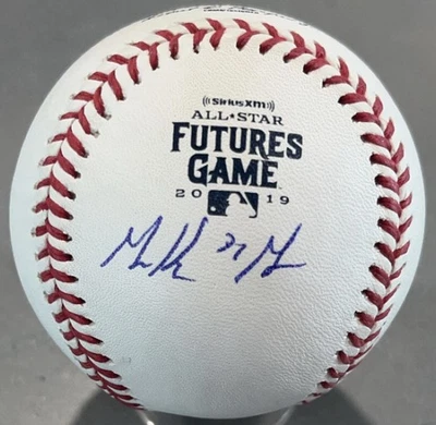 Mackenzie Gore Autographed Signed 2019 Futures OMLB Padres PSA - Image 1 of 3