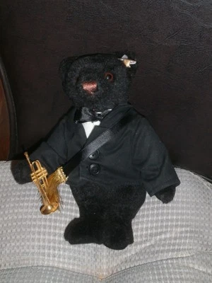 Steiff New Orleans Banda Oso Líder En Esmoquin Edición Limitada Raro Hallazgo Foto 1 de 4