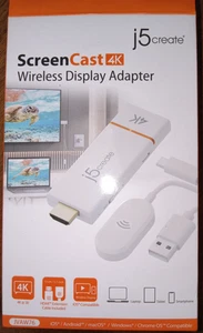 ADAPTADOR PANTALLA INALÁMBRICO J5 CREATE SCREEN CAST 4K - Imagen 1 de 5