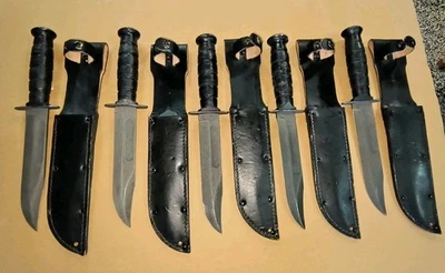 Cuchillo De Colección OKC-3S Bayont USMC & Funda Militar Ontario Knife Co Genuino EE. UU. Foto 1 de 4