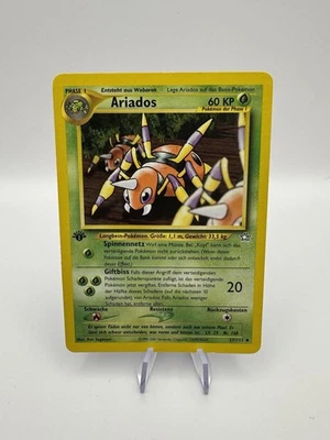 Ariados 1. Edition 27/111 Neo Genesis deutsch Pokemon Karten NM - Bild 1 von 2