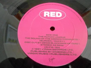 The Human League - "The Sound Of The Crowd (Complete)" - VIRGIN 12" Single - Picture 1 of 2