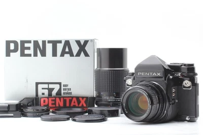 All Late [MINT] Pentax 67 TTL M-UP Film Camera P 105mm 200mm lens from JAPAN - Image 1 of 4