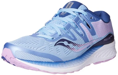 Zapatos para correr Saucony Ride ISO para mujer, EE. UU. 6, azul/azul marino/púrpura, S10444-1 Foto 1 de 4