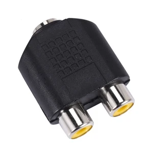 3,5 mm Buchse auf Dual Buchse Phono Adapter Steckverbinder M5F51480 - Bild 1 von 7