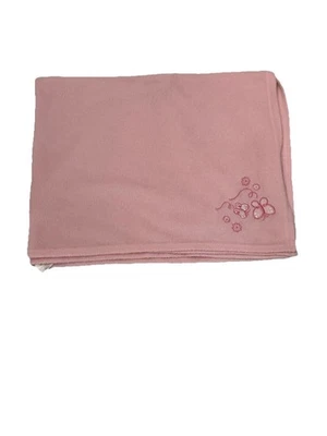 Fisher Price Pink Fleece Baby Girls Blanket Butterflies Corner 2006 - Image 1 of 4