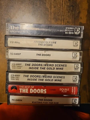 THE DOORS Cassette Tape Lot Weird Scenes Inside The Gold Mine Absolutely Live 7 - Image 1 of 4