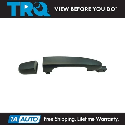 TRQ Rear Left Exterior Door Handle Black For 2005-2010 Kia Sportage Foto 1 de 4