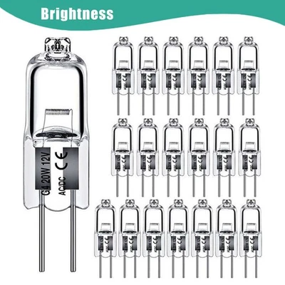 10x Halogen G4 12V 20W 10W Stiftsockel Leuchtmittel Lampe Birne Dimmbar Warmweiß - Bild 1 von 4