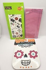 Halloween Lot Spiral Notepad Magnet Notepad Temporary Tattoos Day of The Dead