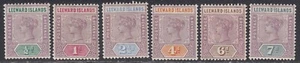 Leeward Islands #1-6 Mint - Picture 1 of 2