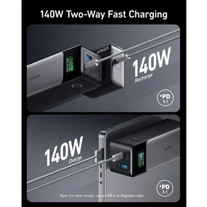 Anker 737 Power Bank (PowerCore 24K) 24 000mAh 3-Port Portable Charger with 140W - Picture 1 of 9