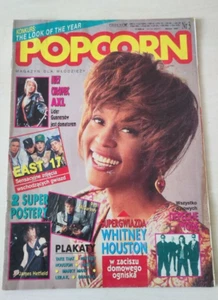 Vintage Poland magazine POPCORN #3 - 1993 Whitney Houston - Picture 1 of 19