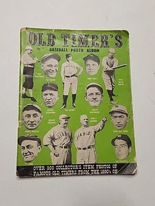 Álbum de fotos de béisbol Old Timer’s 1961 - 48 páginas - Babe Ruth - Ty Cobb - Joe Dimaggio - Imagen 1 de 6